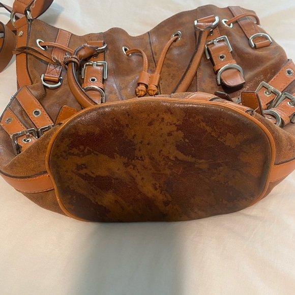 Michael Kors Distress Hobo Bag and Crossbody - Picture 4 of 9